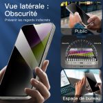 Protection d'écran Verre trempé iPhone 16e / iPhone 14 / iPhone 13 - PT05