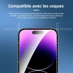 Protection d'écran Verre trempé iPhone 14 Pro Max - PT06