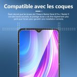 Protection d'écran Verre trempé Redmi Note 8 Pro / Redmi 9 - PT02