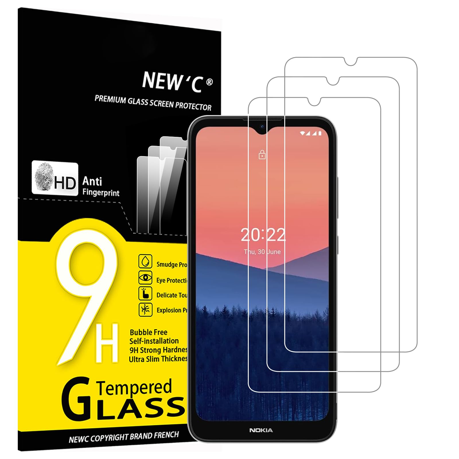 71pNKWwSkqL.jpg Protection d'écran Verre trempé Nokia C21