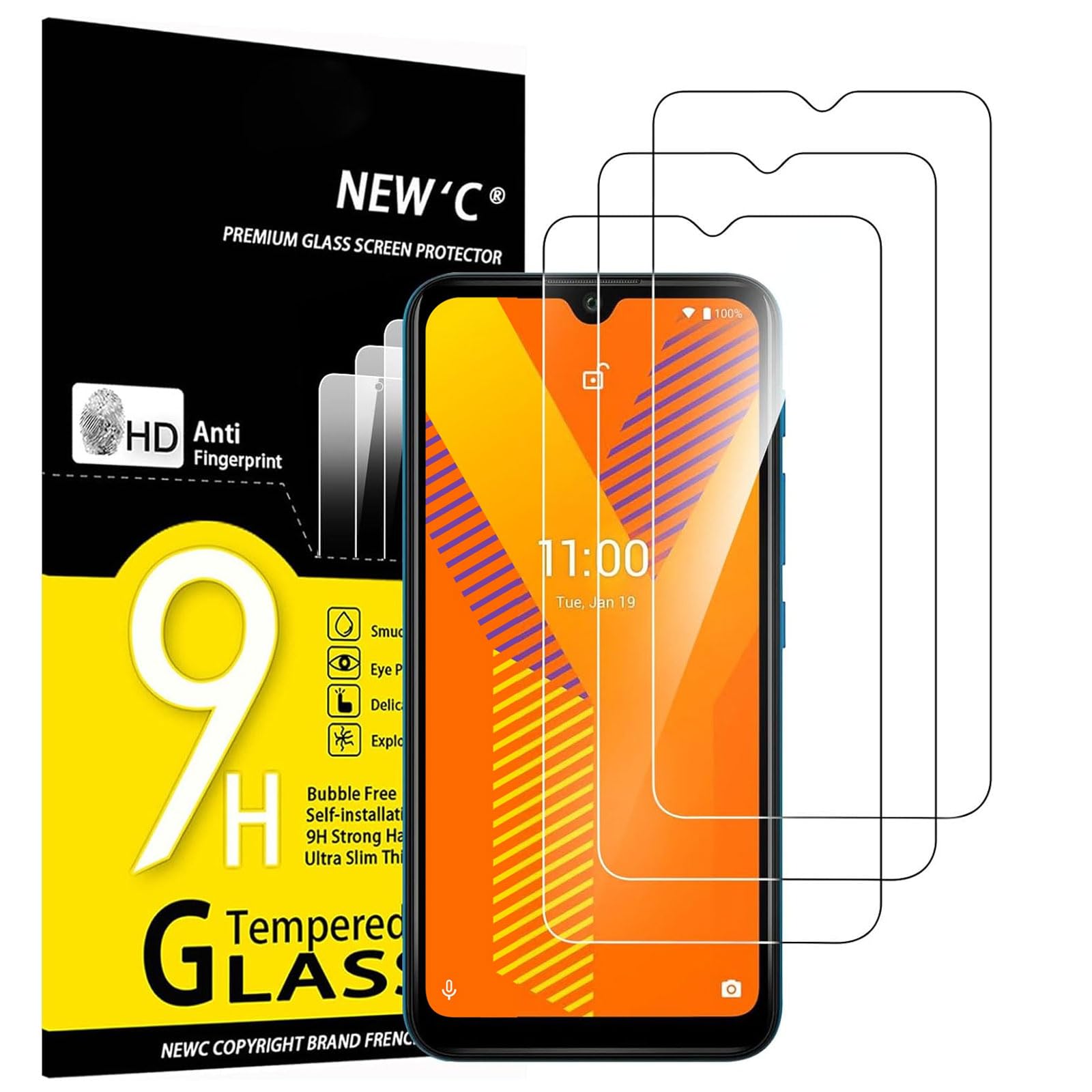 71pSVeaOnbL.jpg Protection d'écran Verre trempé Y62 / Y62 Plus