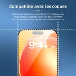 Protection d'écran Verre trempé iPhone 15 Pro Max - PT03