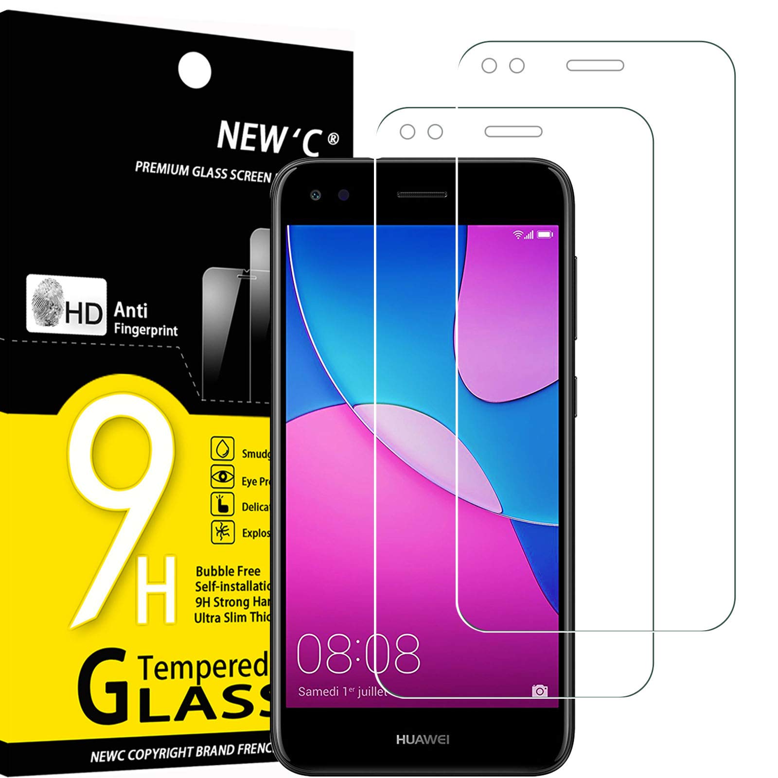 71rvCYKRf4L.jpg Protection d'écran Verre trempé Huawei Y6 Pro 2017