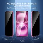 Protection d'écran Verre trempé iPhone 16 Plus - PT03