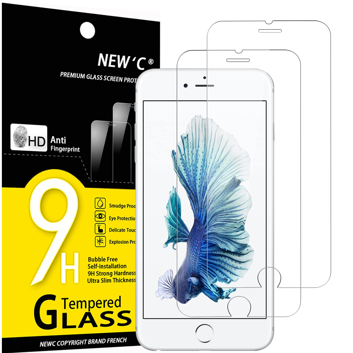 71uNZISpjL.jpg Protection d'écran Verre trempé iPhone 6 Plus / iPhone 6s Plus