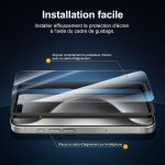 Protection d'écran Verre trempé iPhone 15 Pro - PT02