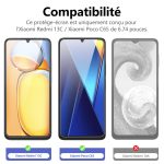 Protection d'écran Verre trempé Redmi 13C / Poco C65 - PT01