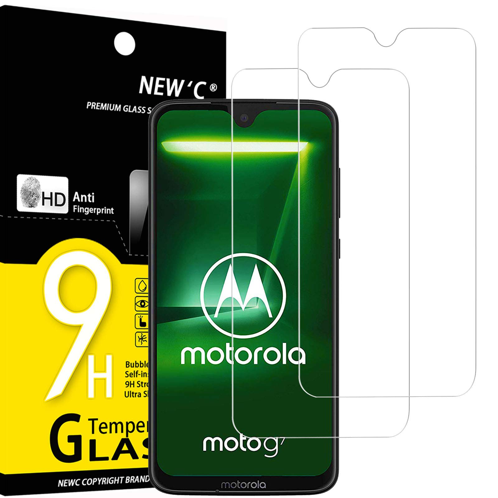 71yAzTOyk6L.jpg Protection d'écran Verre trempé Motorola Moto G7