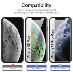 Protection d'écran Verre trempé iPhone 11 Pro Max / iPhone XS Max - PT01