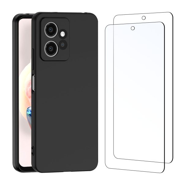 Coque silicone + Verre Trempé pour Xiaomi Redmi Note 12 4G NR