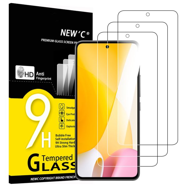 Lot de 3 Verre Trempé pour Xiaomi 12 Lite