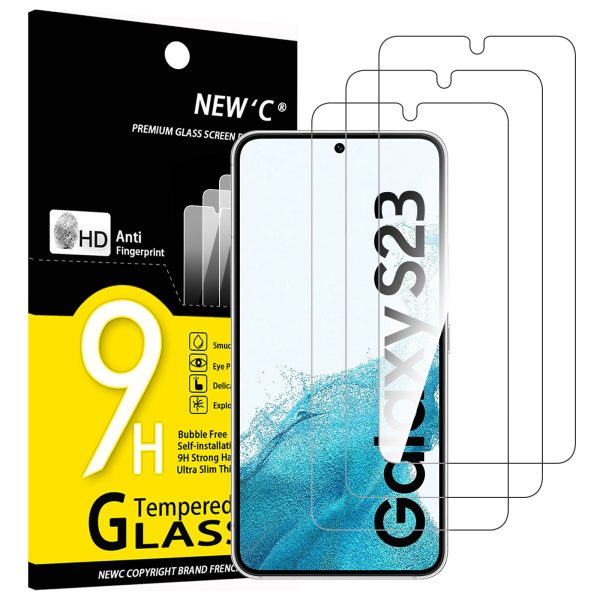 Lot de 3 Verre Trempé pour Samsung Galaxy S23