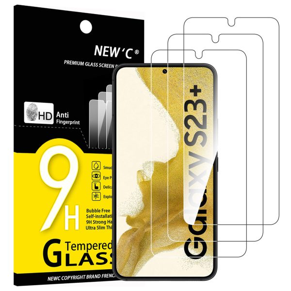 Lot de 3 Verre Trempé pour Samsung S23 Plus / S23+