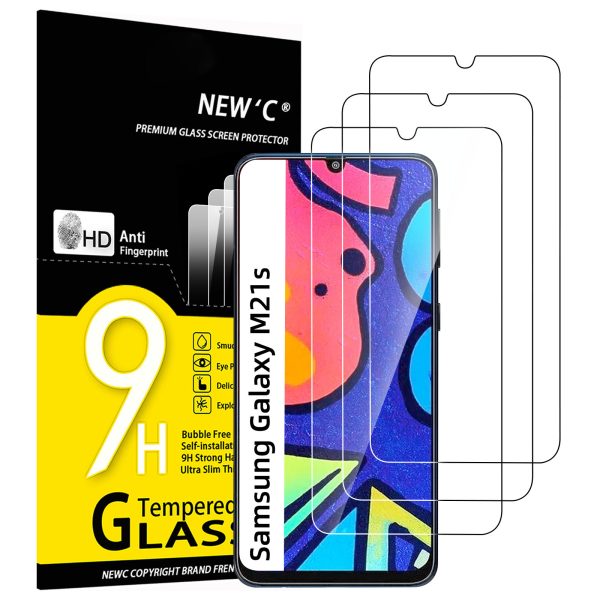 Lot de 3 Verre Trempé pour Samsung Galaxy M21s