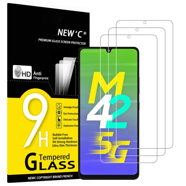 Lot de 3 Verre Trempé pour Samsung Galaxy M42 5G