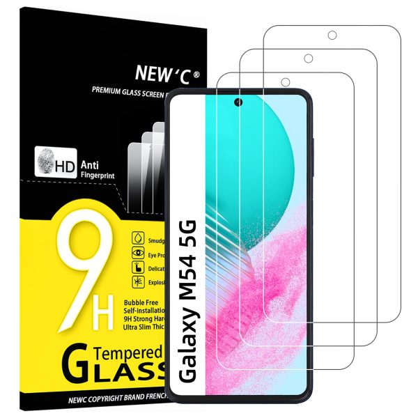 Lot de 3 Verre Trempé pour Samsung Galaxy M54 5G