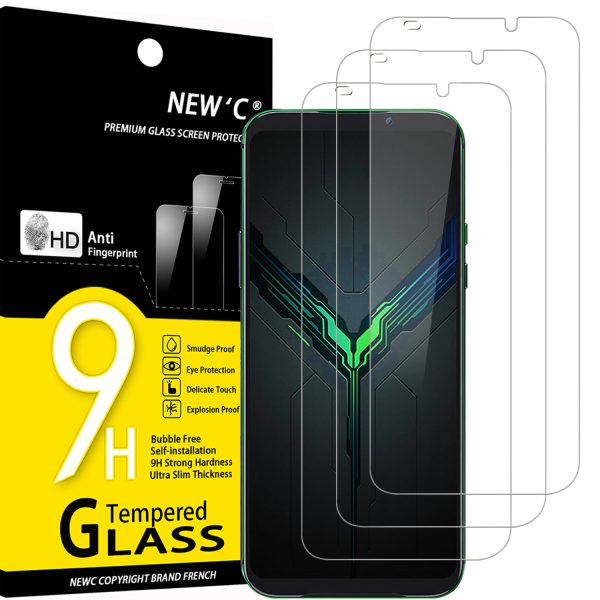 Lot de 3 Verre Trempé pour Xiaomi Black Shark 2/ 2 Pro