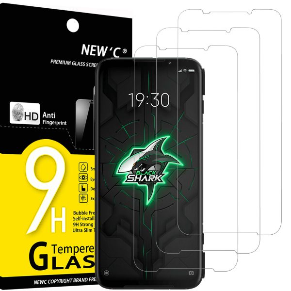 Lot de 3 Verre Trempé pour Xiaomi Black Shark 3 Pro