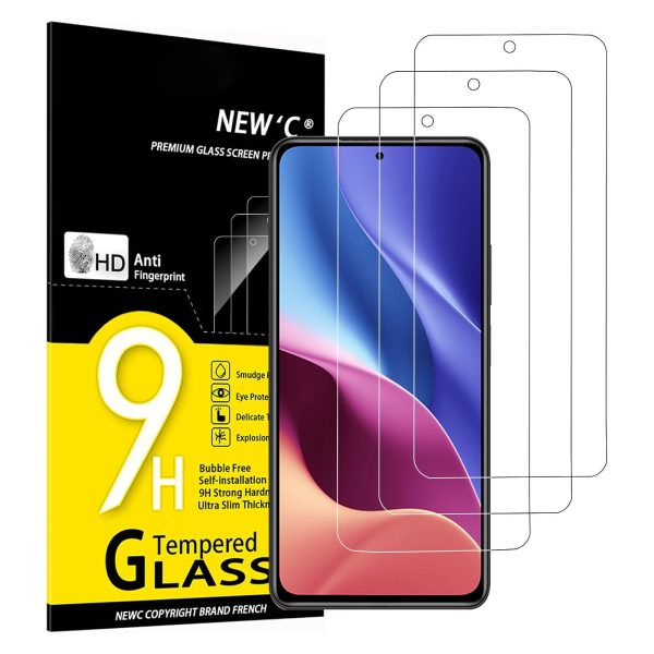 Lot de 3 Verre Trempé pour Xiaomi Redmi K40