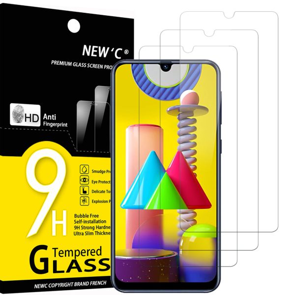 Lot de 3 Verre Trempé pour Samsung Galaxy M21, M31