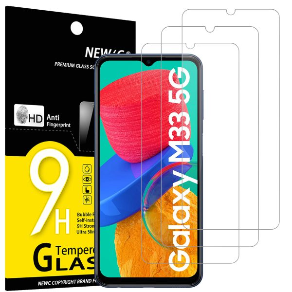 Lot de 3 Verre Trempé pour Samsung Galaxy M33 5G