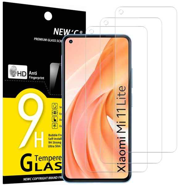 Lot de 3 Verre Trempé pour Xiaomi Mi 11 Lite / Mi 11 Lite 5G