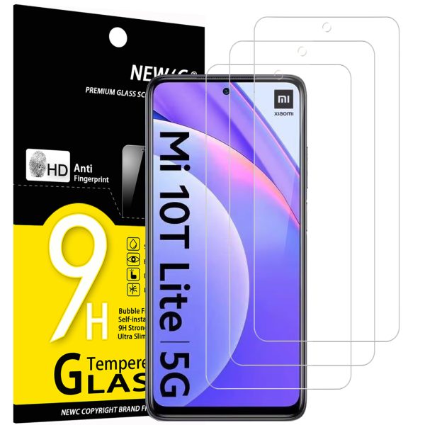 Lot de 3 Verre Trempé pour Xiaomi Mi 10T Lite 5G