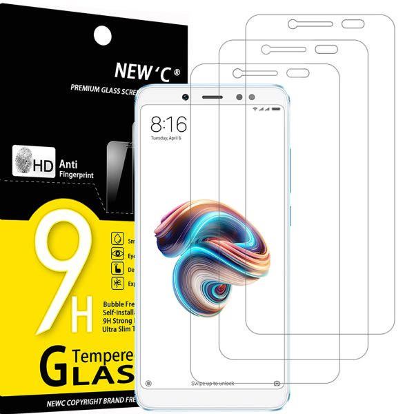 Lot de 3 Verre Trempé pour Xiaomi Redmi Note 5