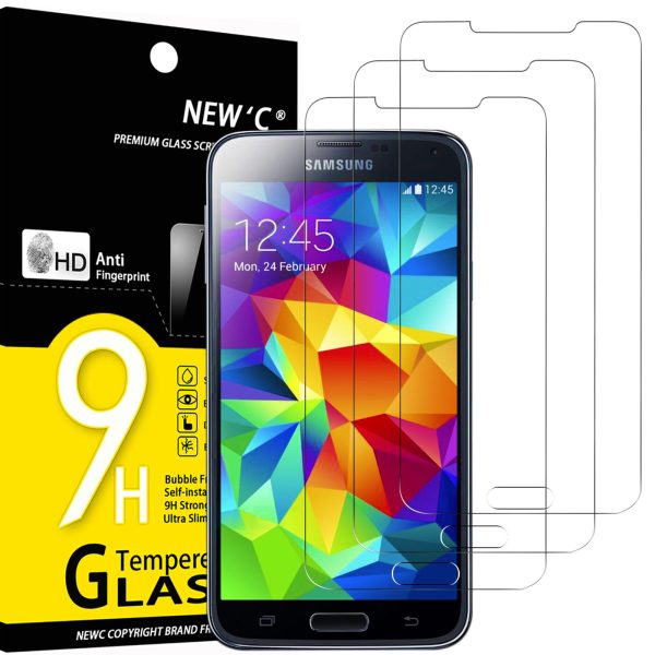 Lot de 3 Verre Trempé pour Samsung Galaxy S5 Mini