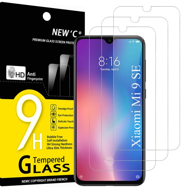 Lot de 3 Verre Trempé pour Xiaomi Mi 9 SE