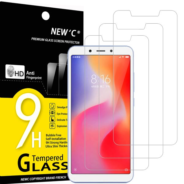 Lot de 3 Verre Trempé pour Xiaomi Redmi 6 / 6A