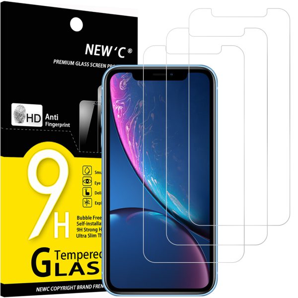 Lot de 3 Verre Trempé pour iPhone 11 / XR