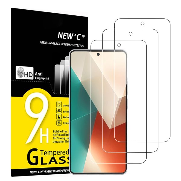 Lot de 3 Verre Trempé pour Xiaomi Redmi Note 13 5G