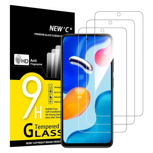 Lot de 3 Verre Trempé pour Redmi Note 11 / Note 11S 4G